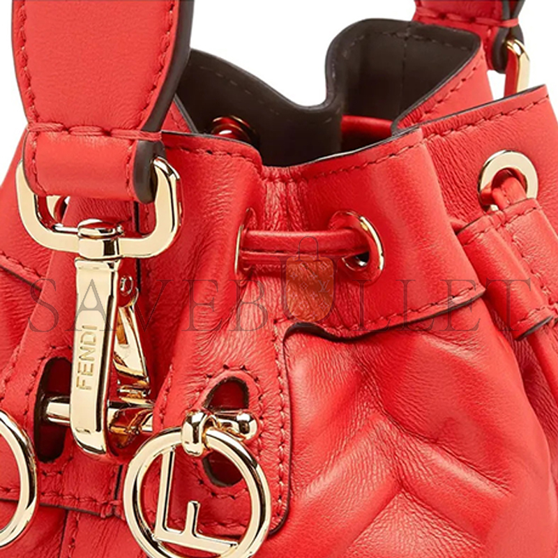 FENDI MON TRESOR LEATHER BAG 8BS09ANWTF1NPY (18*14*12cm)